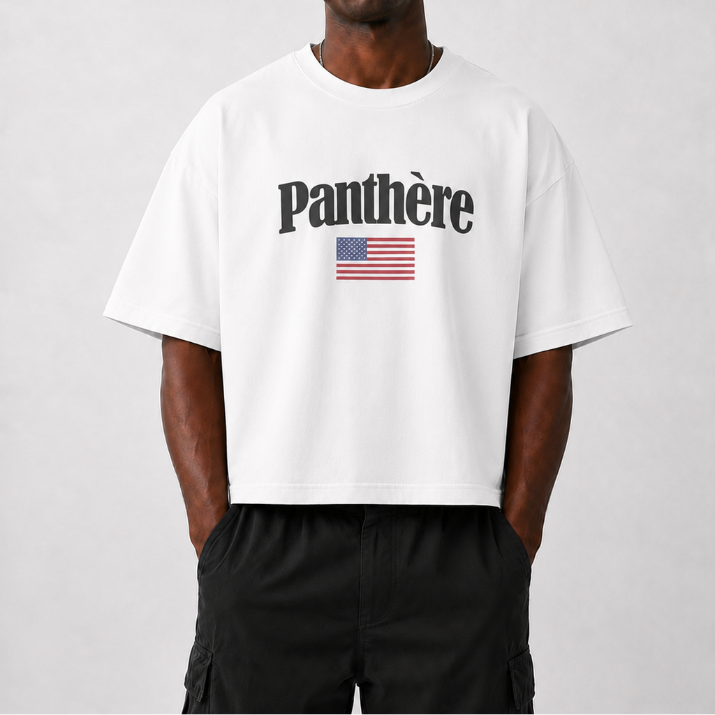 PANTHÉRE NATION TEE - WHT